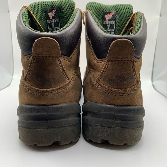 Red Wing King Toe Brown 6" Work Boot Safety Shoe Women's Size 9.5 Model 3540 - Picture 5 of 8